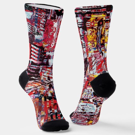 Crew Socks – Fragmentierter Puls Socken (Gewinkelt)
