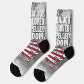 Crew Socks – Freiheitsjob Socken (Linkes Detail)