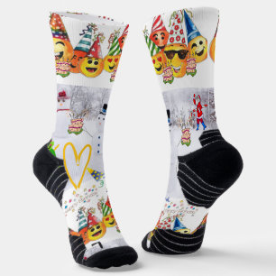 Crew Socks Frohe Weihnachten Alles Gute zum Geburt Socken