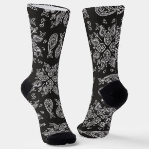 Crew Socks - Klassische Paisley-Eleganz Socken