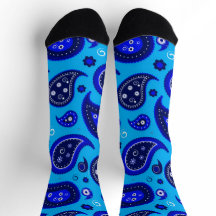 Crew Socks - Klassisches Paisley Elegance