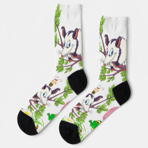 Crew Socks Possum Frosch Chicks Floral Pilz Socken