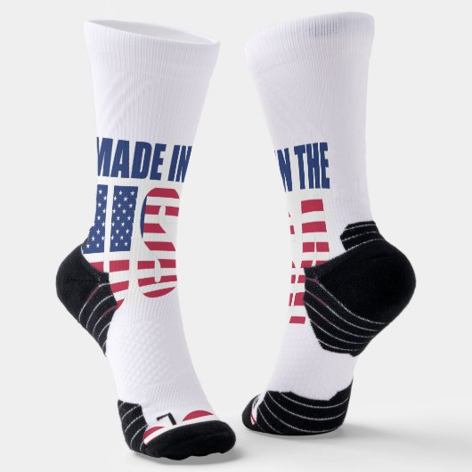 Crew Socks Red White & Blue Made in den USA Socken (Gewinkelt)