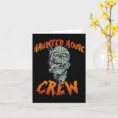 Crew Spuk Bewitter House - Halloween Karte (Gelbe Blume)