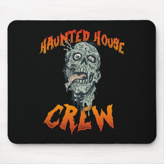 Crew Spuk Bewitter House - Halloween Mousepad (Vorne)