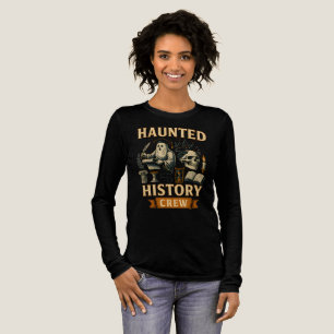 Crew Spuk Geschichte   Geschichtslehrer Halloween Tri-Blend Shirt