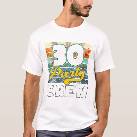 Crew Squad 30 Jahre T-Shirt (Vorderseite)