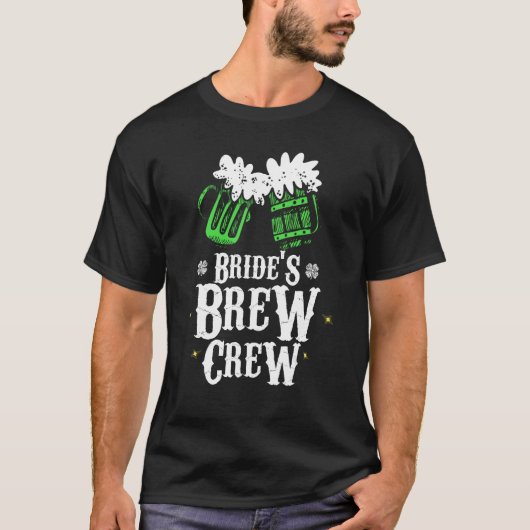 Crew St Patricks Day Bachelorette Par T-Shirt (Vorderseite)