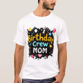 Crew T - Shirt | Mama oder Vater-Matching-Familie (Vorderseite)