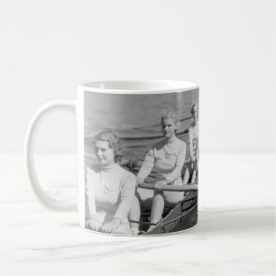 CREW TEAMvintage, sport, row, team, boat, retro, c Kaffeetasse