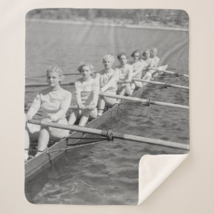 CREW TEAMvintage, sport, row, team, boat, retro, c Sherpadecke