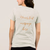 Crew Tri-Blend Shirt (Rückseite)