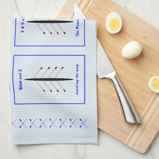 Crew und Bedeutung Rudern Handtuch (Viertel Falte)