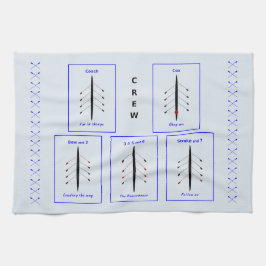 Crew und Bedeutung Rudern Handtuch