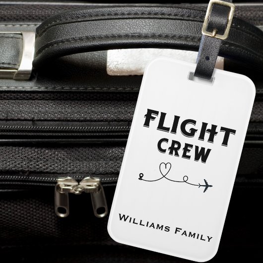 Crew- und Herzurlaubsflugzeug Gepäckanhänger