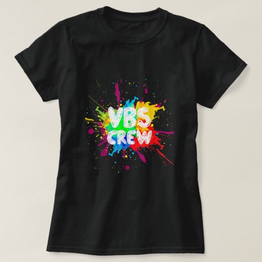 Crew Vacation Bible School Paint Spritzer I Liebe  T-Shirt (Design vorne)