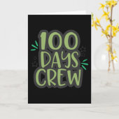 Crew von 100 Tagen Karte (Gelbe Blume)