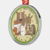 Crew Waldland - beste Waldfreunde/ Einzelpersonen Ornament Aus Metall (Links)