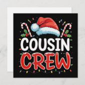 Crew Weihnachten Cousins Weihnachtsmannmütze (Vorne/Hinten)