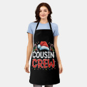 Crew Weihnachten Cousins Weihnachtsmannmütze Schürze (Getragen)