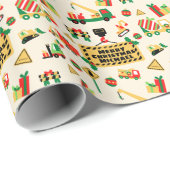 Crew Weihnachten Personalisierte Umschlag Geschenkpapier (Rolleneckpunkt)