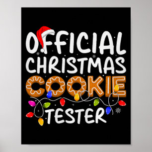 Crew-Weihnachtsplätzchen-Tester Xmas Pr Poster