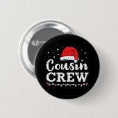 Crew zum WeihnachtsCousin Button (Vorne & Hinten)