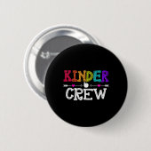 Crew zurück zur Schule Kindergarten Lehrerin St. Button (Vorne & Hinten)