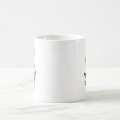 Crewel bestickt Golden Dandy Lions Kaffeetasse (Mittel)