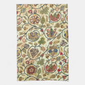 Crewel Work Stickerei Obst und Blume Geschirrtuch (Vertikal)