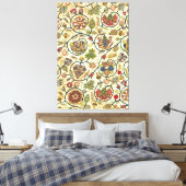 Crewel Work Stickerei Obst und Blume Leinwanddruck (Insitu (Schlafzimmer))