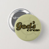 Crewknopf des Gottes Button (Vorne & Hinten)