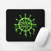 Crewmitglied Schiff Steuerrad Graffiti Spray Spaß Mousepad (Mit Mouse)