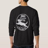 Crewneck Sweatshirt White Logo Front/Back (Rückseite)