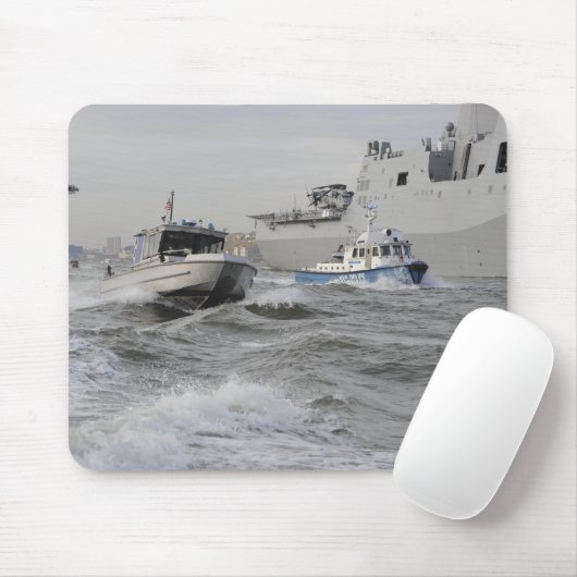 Crews der Küstenwache und der Polizei Mousepad (Mit Mouse)