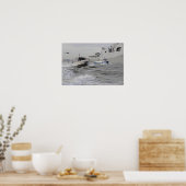 Crews der Küstenwache und der Polizei Poster (Küche)