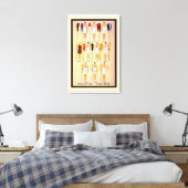 Crews der Uni Rowers Leinwanddruck (Insitu (Schlafzimmer))