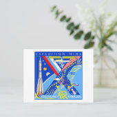 Crews zur ISS: Expedition 14 Postkarte (Stehend Vorderseite)