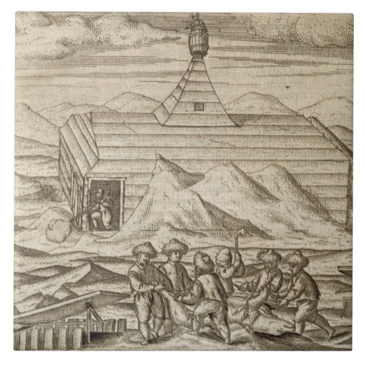 Crewtötung und Enthäutungsbären, außerhalb der Fliese (Vorderseite)