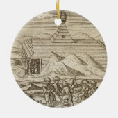 Crewtötung und Enthäutungsbären, außerhalb der Keramik Ornament (Hinten)