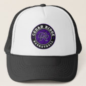 CRHS Basketball Logo Trucker Hat Truckerkappe (Vorderseite)