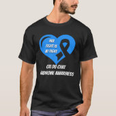 Cri Du Chat Syndrome Awareness T-Shirt (Vorderseite)
