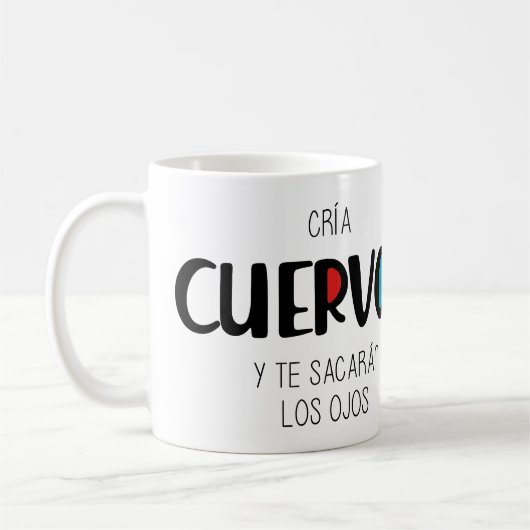 Cria cuervos kaffeetasse (Links)