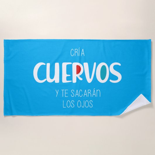 Cria cuervos strandtuch (Vorderseite)