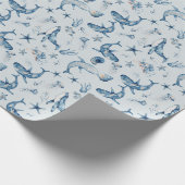 Criaturas marinas geschenkpapier (Ecke)