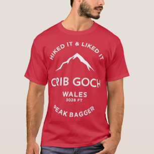 Crib Goch Wales Wandern T-Shirt