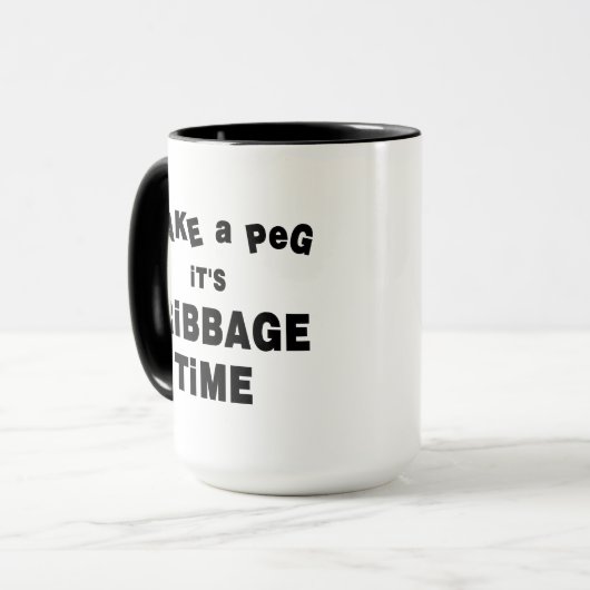 Cribage Time-Tasse Tasse (Vorderseite Links)
