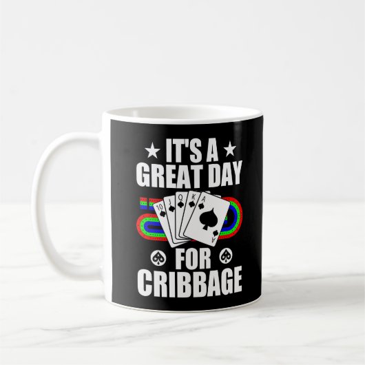 Cribbage Board für Cribbage Card Game Player Funny Kaffeetasse (Links)