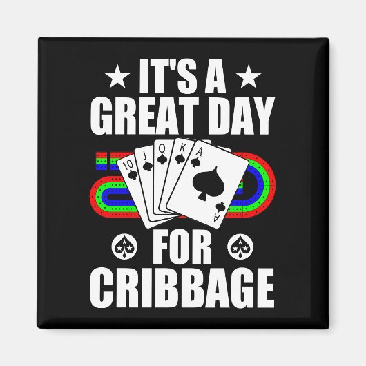 Cribbage Board für Cribbage Card Game Player Funny Magnet (Vorne)