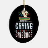 Cribbage Board Player Card Spielregeln Cribage Pla Keramik Ornament (Rechts)